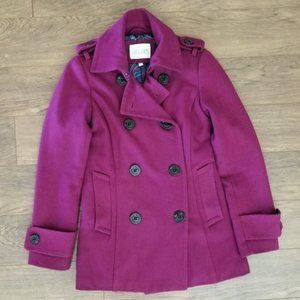 dELIA's purple peacoat with thinsulate
